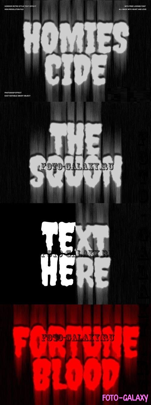 Horor Retro Style Text Effect - EGLS - G3L9NA7