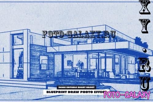 Blueprint Draw Photo Effect - 288825452 - LQYW4MM