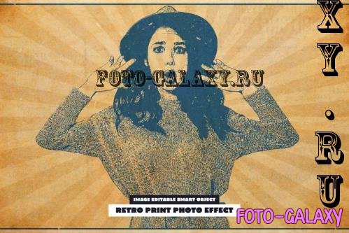 Retro Print Photo Effect -  289183656 - 4WMVXSH