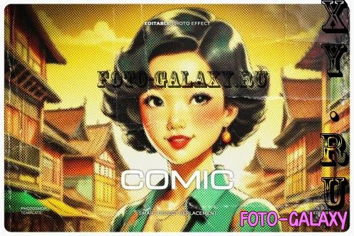 Comic Halftone Photo Effect - WW6G59J