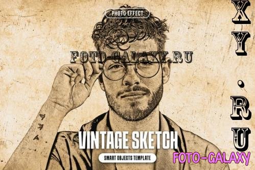Vintage Sketch Photo Effect - 289184136