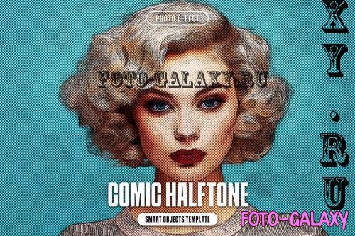 Comic Halftone Photo Effect - 289431832