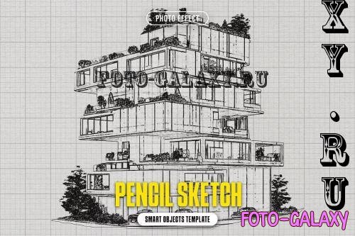 Pencil Sketch Photo Effect - 289431843