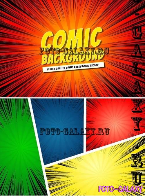 Comic Background #1 - 6XPBUER