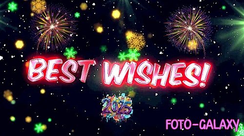 Christmas And New Year Greetings Typography 2974342 - After Effects Templates