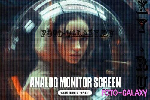 Analog Monitor Screen Photo Effect - 289745749 - YP8RQ4X