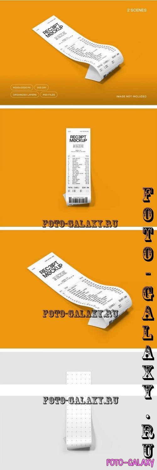 Receipt Mockup - K3A4XH6