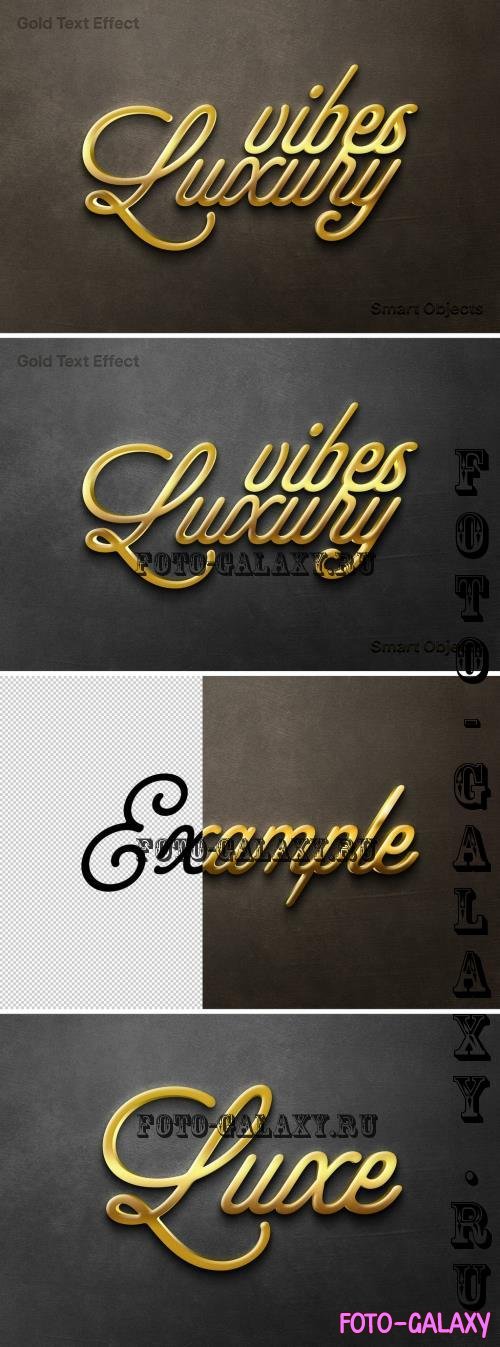 Golden Text Effect - 289659355