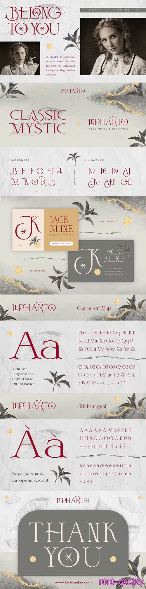 Lepharto - Modern Classic Mystic Serif Typeface