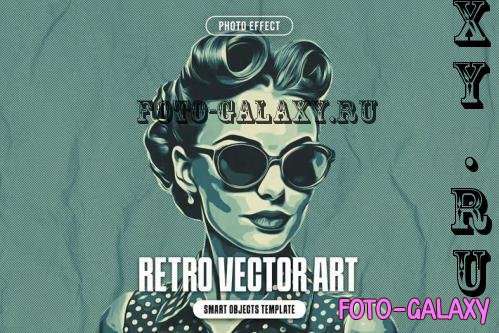 Retro Vector Art Photo Effect - 290153996 - J662XRT