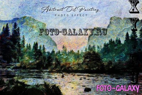 Abstract Oil Painting Photo Effect - VX7X3A5