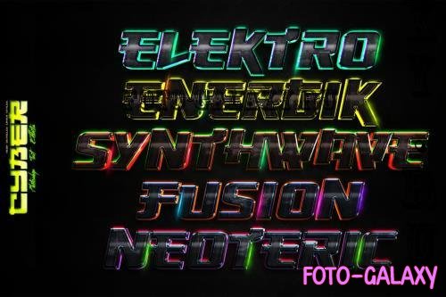 Cyber 4K Photoshop Text Effects - T2UR9FT