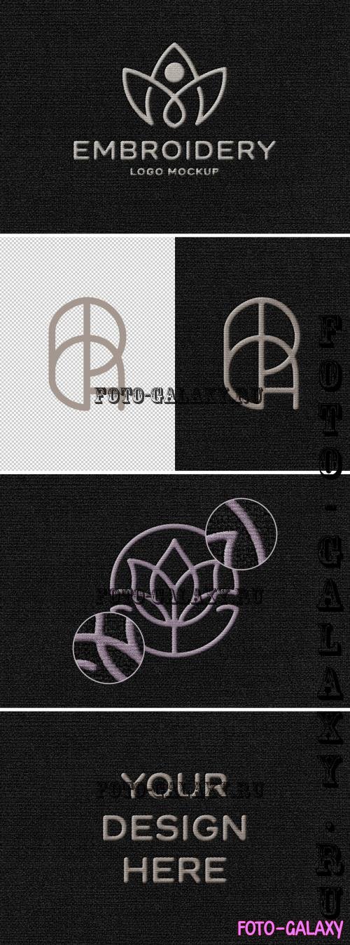 Fabric Embroidery Logo Mockup - 290439944 - 8CP78SJ