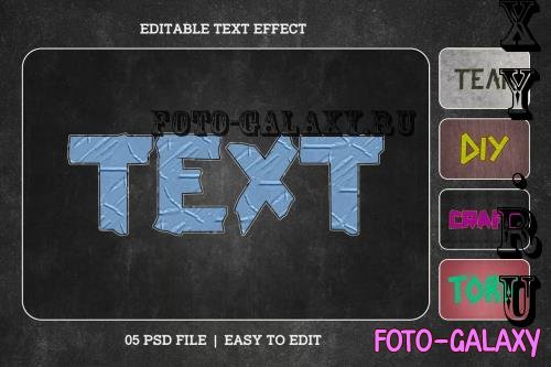 Duct Tape Text Effect Set - F47SBJY