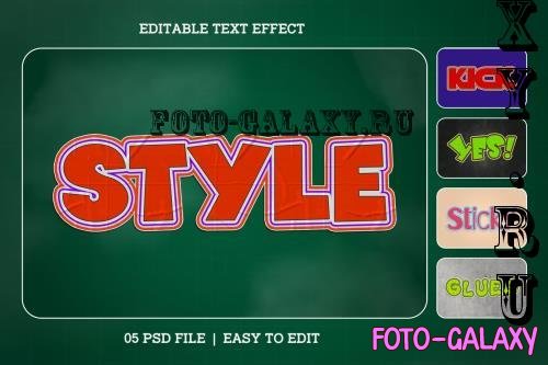 Sticker Text Effect Set - VSPE3JE