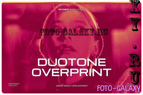 Duotone Overprint Photo Effect - JU4JDG4