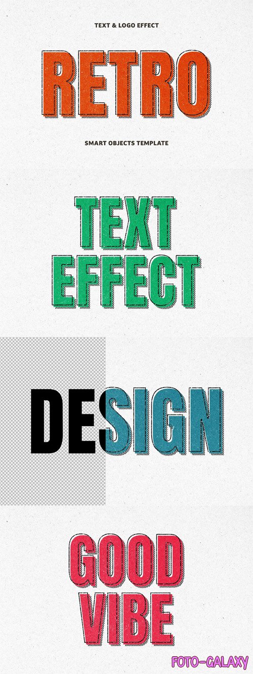 Retro Cartoon Text Effect for Photoshop