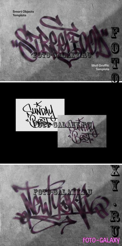 Wall Graffiti Text Effect - 281702922