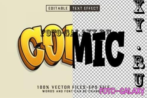 Comic 3d Cartoon Text - Editable Text Effect - HSSAPAM