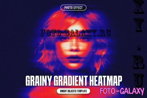 Grainy Gradient Heatmap Photo Effect - 290627619 - WBZAVDE