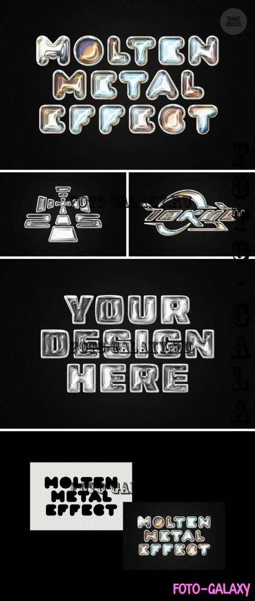 Molten Text & Logo Metal Effect - 290424741 - 95MTQG8