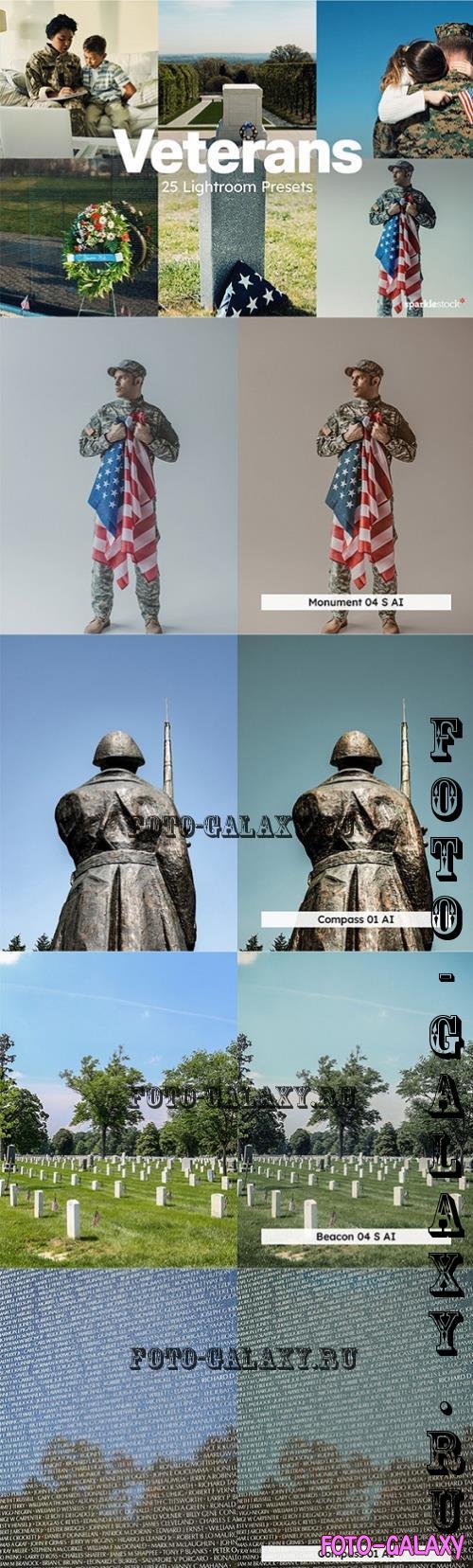 20 Veterans Lightroom Presets LUTs - 288855397