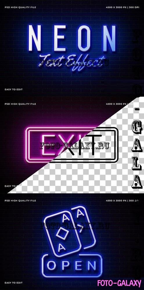 Neon Text Effect - 290713342 - 8US6G89