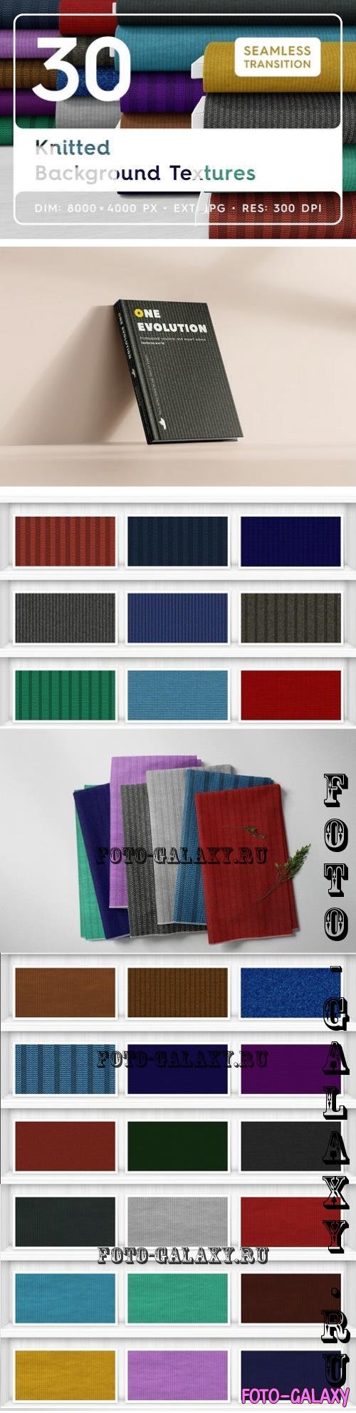 30 Knitted Background Textures - 42198652 - 8RFFUJA