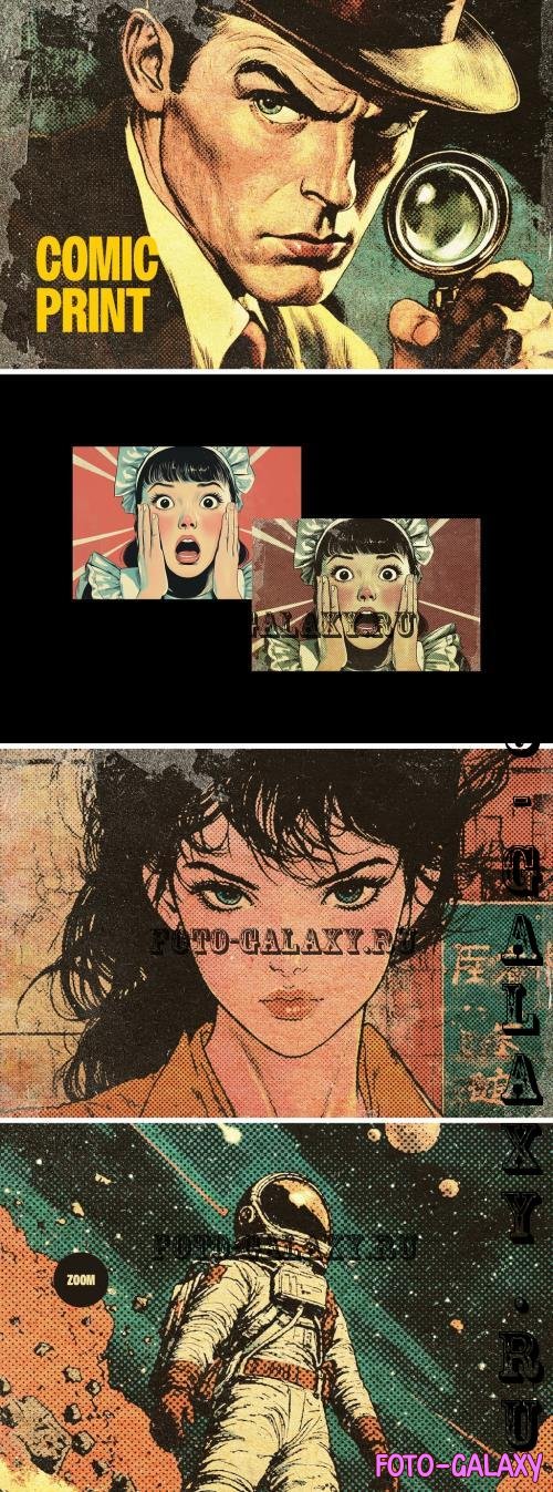 Retro Comics Photo Effect - 289622842