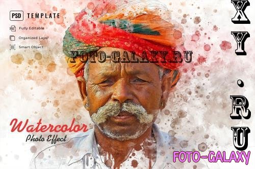 Watercolor Photo Effect - BA3XW93