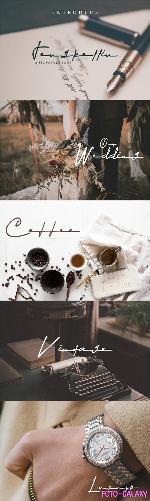 Jengkellin Signature - Handwritten Script Font