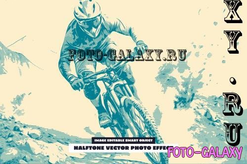 Halftone Vector Photo Effect - 286314875 - A8R9Y3K