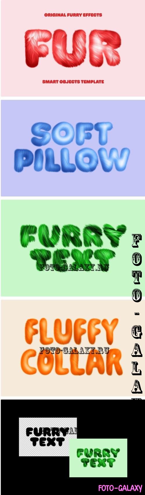 Soft Furry Text Effect - 290729624