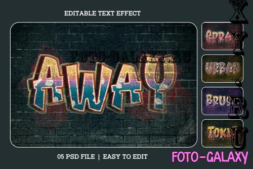 Graffiti Style Editable Text Effect Set - 2GPSPS4