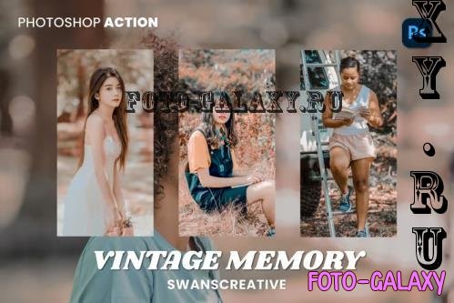 Vintage Memory Photoshop Action - 58K75DD