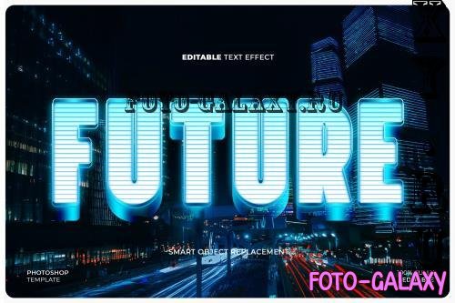 Futuristic Neon Text Effect - ZQXXCKG