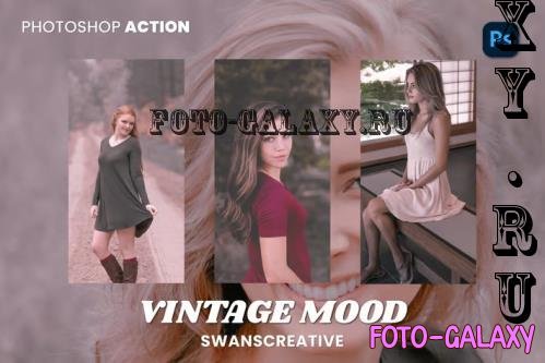 Vintage Mood Photoshop Action - U496J6C
