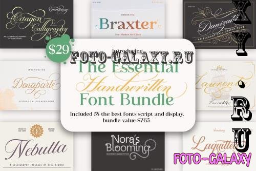 The Essential Handwritten Font Bundle - 286996441 - 31 Premium Fonts