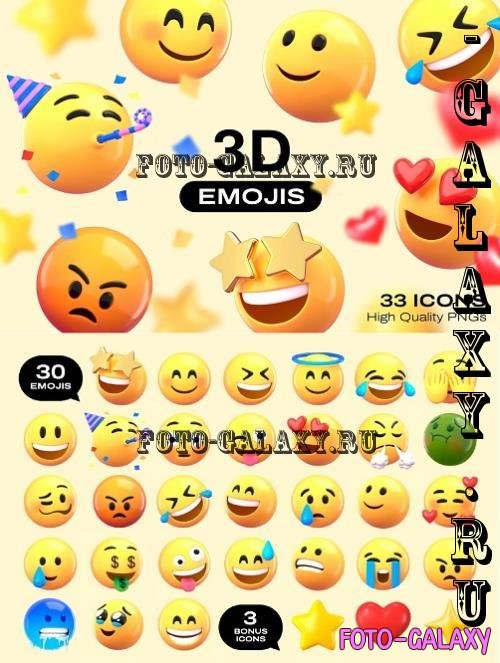 3D emoji set - EA5SXRA