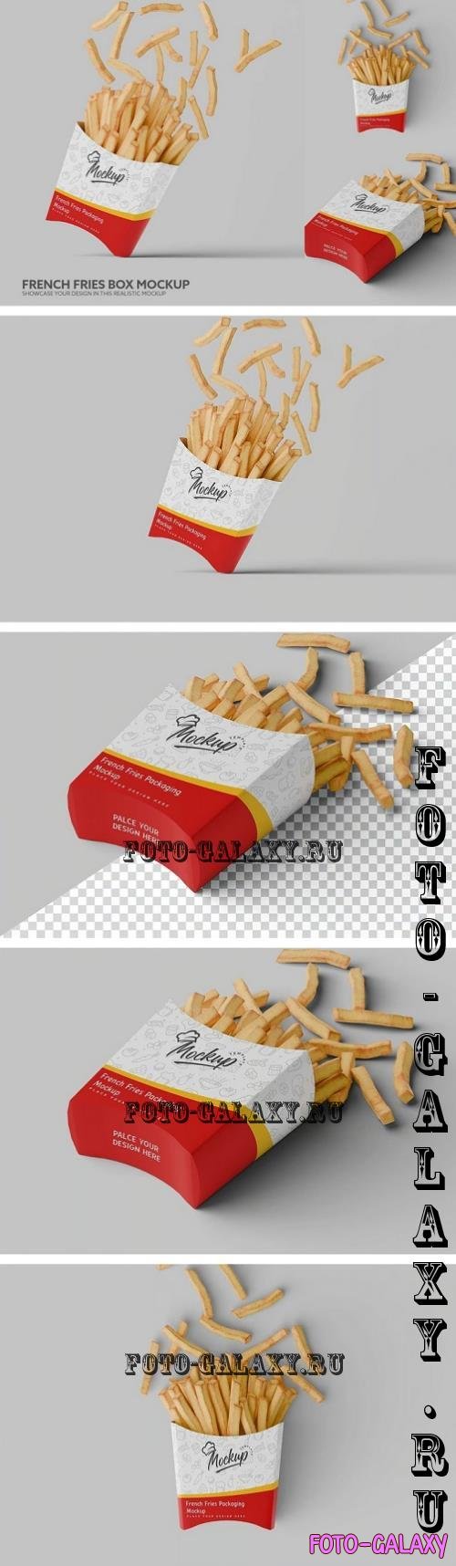 French Fries Box Mockup - 2C337PW