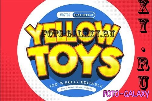 Yellow Toys Comic Text Effect - E4VM93X