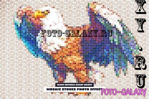 Mosaic Stones Photo Effect - 290725961 - GUBHBVL