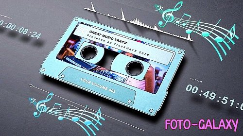 ISO Tape 3d Audio Visualizer 2915895 - After Effects Templates