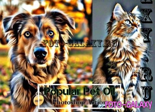 Popular Pet Oil Photoshop Action