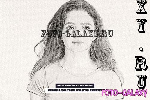 Pencil Sketch Photo Effect - 290740508 - 56PFFYP