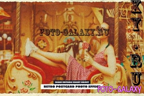 Retro Postcard Photo Effect - 290764564 - FLRGM6H