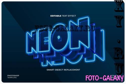 Neon Stack Text Effect - AQ99AFQ