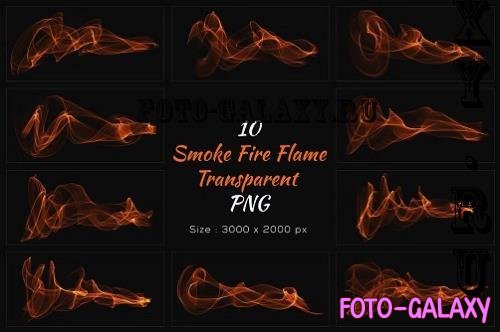 10 Smoke Fire Flame Transparent PNG - 283454275