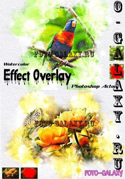 Watercolor Effect Overlay Photoshop
