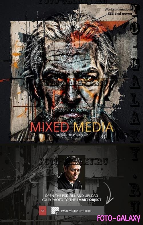 Mixed Media Template for Photoshop - 55346266 - VVXLJEY